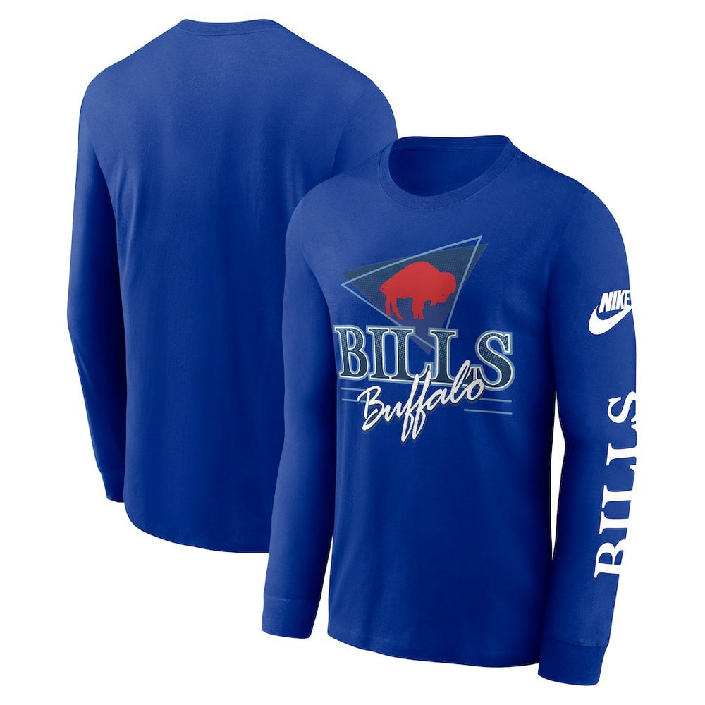 Buffalo Bills Rewind Long Sleeve T-Shirt - Royal sale