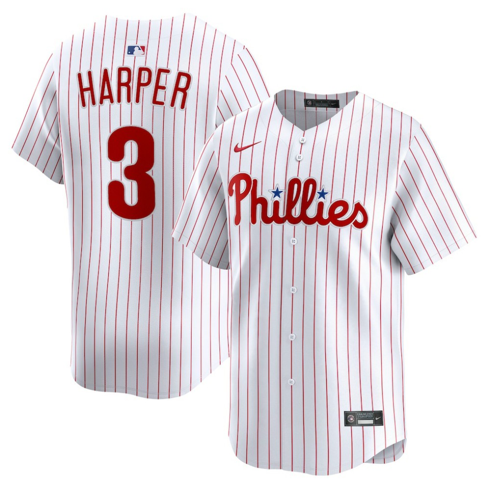 Bryce Harper Philadelphia Phillies Home Limited Player Jersey White