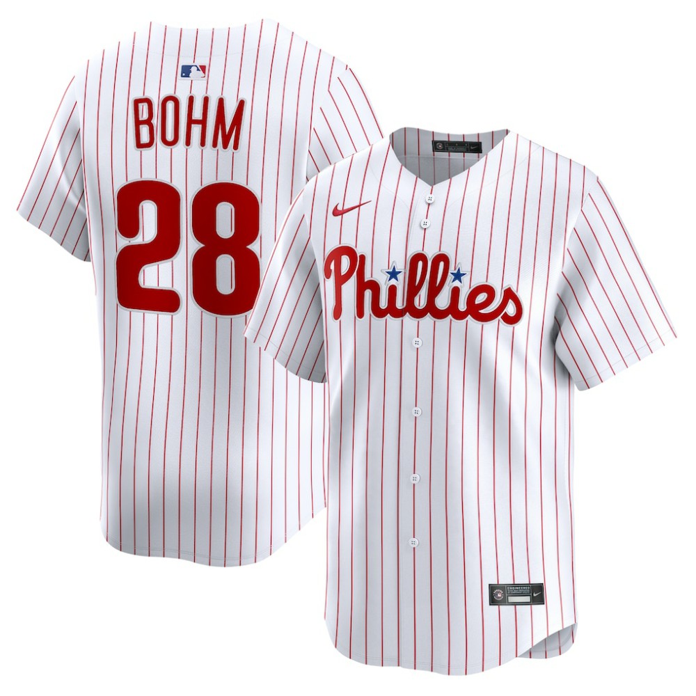 Alec Bohm Philadelphia Phillies Home Limited Player Jersey White