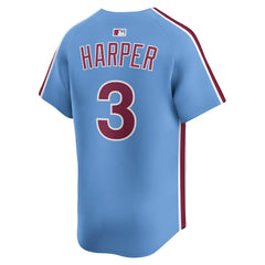 Bryce Harper Philadelphia Phillies Alternate Limited Player Jersey Light Blue
