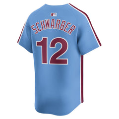 Kyle Schwarber Philadelphia Phillies Alternate Limited Jersey Light Blue