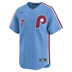 Trea Turner Philadelphia Phillies Alternate Limited Player Jersey Light Blue