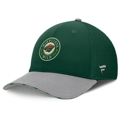 Minnesota Wild Fanatics Fundamentals Span Flex Hat - Green Hats