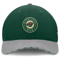 Minnesota Wild Fanatics Fundamentals Span Flex Hat - Green Hats