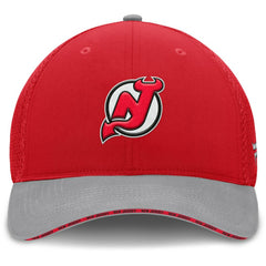 New Jersey Devils Fanatics Fundamentals Span Flex Hat - Red Jerseys