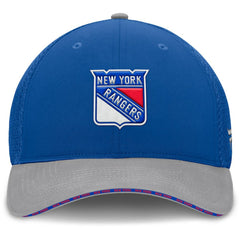 New York Rangers Fanatics Fundamentals Span Flex Hat - Blue Hats