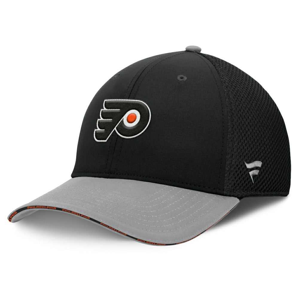 Philadelphia Flyers Fanatics Fundamentals Span Flex Hat - Black Hats