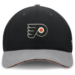 Philadelphia Flyers Fanatics Fundamentals Span Flex Hat - Black Hats