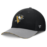 Pittsburgh Penguins Fanatics Fundamentals Span Flex Hat - Black Hats