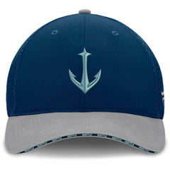 Seattle Kraken Fanatics Fundamentals Span Flex Hat - Deep Sea Blue Hats