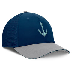 Seattle Kraken Fanatics Fundamentals Span Flex Hat - Deep Sea Blue Hats