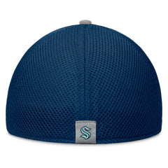 Seattle Kraken Fanatics Fundamentals Span Flex Hat - Deep Sea Blue Hats