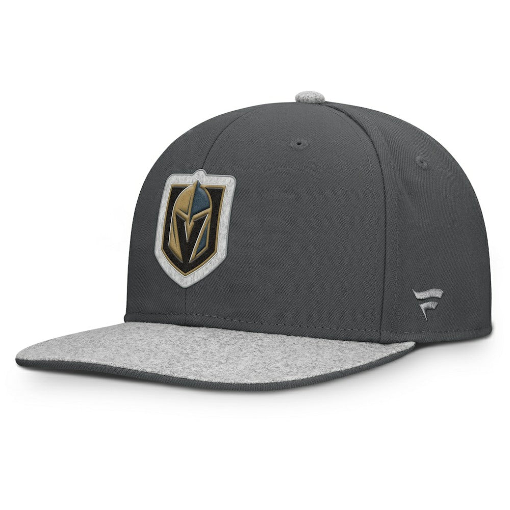 Vegas Golden Knights Fanatics Fundamentals Loden Snapback Hat - Charcoal Hats