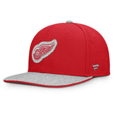 Detroit Red Wings Fanatics Fundamentals Loden Snapback Hat - Red Hats