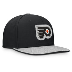 Philadelphia Flyers Fanatics Fundamentals Loden Snapback Hat - Black Hats