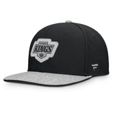 Los Angeles Kings Fanatics Fundamentals Loden Snapback Hat - Black Hats