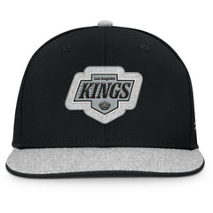 Los Angeles Kings Fanatics Fundamentals Loden Snapback Hat - Black Hats