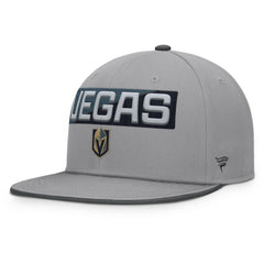 Vegas Golden Knights Fanatics Fundamentals Duo Split Logo Snapback Hat - Gray Hats