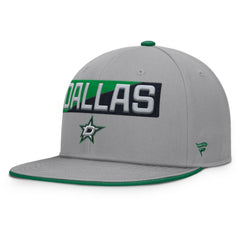 Dallas Stars Fanatics Fundamentals Duo Split Logo Snapback Hat - Gray Hats