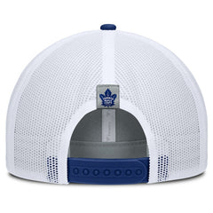 Toronto Maple Leafs Fanatics Fundamental Adapt Trucker Adjustable Hat - Gray/Blue Hats