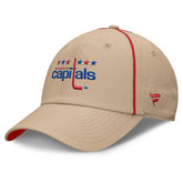 Washington Capitals Fanatics Heritage Setoff Adjustable Hat - Tan Hats
