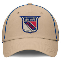 New York Rangers Fanatics Heritage Setoff Adjustable Hat - Tan Hats