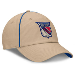 New York Rangers Fanatics Heritage Setoff Adjustable Hat - Tan Hats