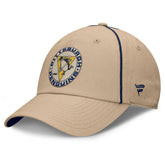 Pittsburgh Penguins Fanatics Heritage Setoff Adjustable Hat - Tan Hats