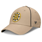 Boston Bruins Fanatics Heritage Setoff Adjustable Hat - Tan Hats