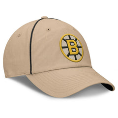 Boston Bruins Fanatics Heritage Setoff Adjustable Hat - Tan Hats