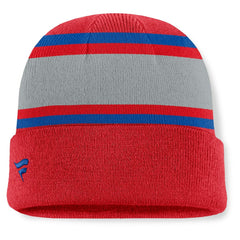 Washington Capitals Fanatics Heritage Varsity Cuffed Knit Hat - Red Hats
