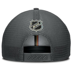 Vegas Golden Knights Fanatics Authentic Pro Home Ice Trucker Adjustable Hat - Charcoal Hats