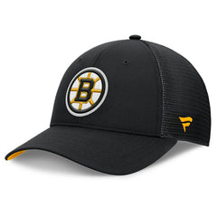 Boston Bruins Fanatics Authentic Pro Home Ice Trucker Adjustable Hat - Black Hats