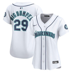 Cal Raleigh Seattle Mariners Women's Home Limited Player Jersey White