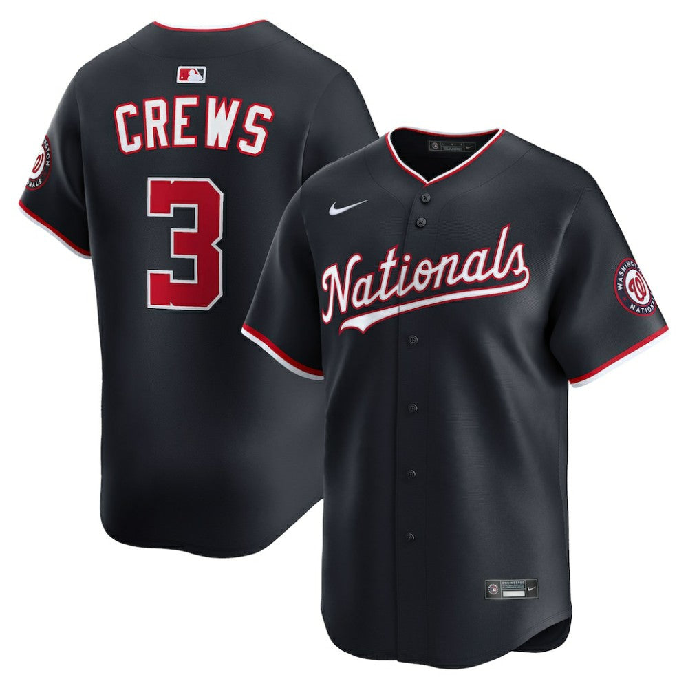 Dylan Crews Washington Nationals Alternate Limited Jersey Navy