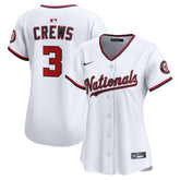 Dylan Crews Washington Nationals Women's Home Limited Player Jersey White