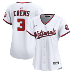 Dylan Crews Washington Nationals Women's Home Limited Player Jersey White