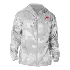 Carolina Hurricanes Columbia Camo Flash Challenger Omni-Shade Full-Zip Hoodie Windbreaker - Gray Hoodies