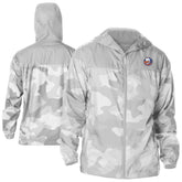 New York Islanders Columbia Camo Flash Challenger Omni-Shade Full-Zip Hoodie Windbreaker - Gray Hoodies