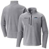 Utah Mammoth Columbia Fast Trek III Raglan Half-Zip Fleece Jacket - Gray Jackets