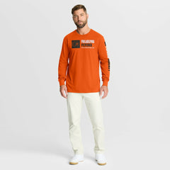 Philadelphia Flyers Fanatics Goal Crease Legacy Long Sleeve T-Shirt - Orange T-shirts