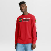 Chicago Blackhawks Fanatics Goal Crease Legacy Long Sleeve T-Shirt - Red T-shirts