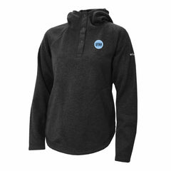 Utah Mammoth Columbia Women's Sweater Weather Quarter-Snap Hoodie - Black Hoodies
