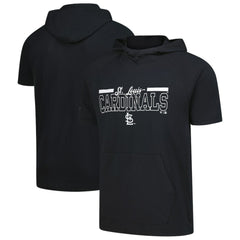 St. Louis Cardinals Levelwear Phase Vanguard Hoodie T-Shirt Black