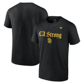 San Diego Padres Unisex LA Strong T-Shirt Black