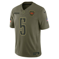 Jayden Daniels Washington Commanders 2025 Salute to Service Limited Jersey - Olive sale