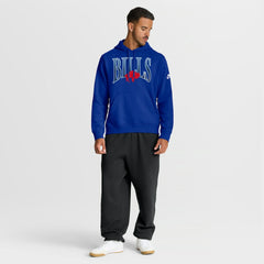 Buffalo Bills Full Blitz Club Fleece Pullover Hoodie - Royal online