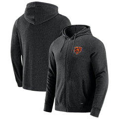 Chicago Bears J. Palmer Players Lounge Tri-Blend Full-Zip Hoodie - Dark Heather Gray sale