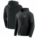 Houston Texans J. Palmer Players Lounge Tri-Blend Full-Zip Hoodie - Dark Heather Gray for sale