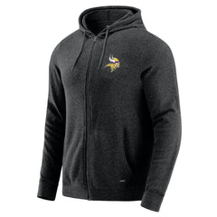 Minnesota Vikings J. Palmer Players Lounge Tri-Blend Full-Zip Hoodie - Dark Heather Gray outlet